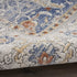 8' X 10' Blue and Gray Oriental Power Loom Area Rug