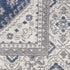 8' X 10' Blue And Gray Medallion Area Rug