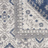 8' X 10' Blue And Gray Medallion Area Rug