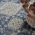 8' X 10' Blue And Gray Medallion Area Rug