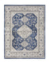 8' X 10' Blue And Gray Medallion Area Rug