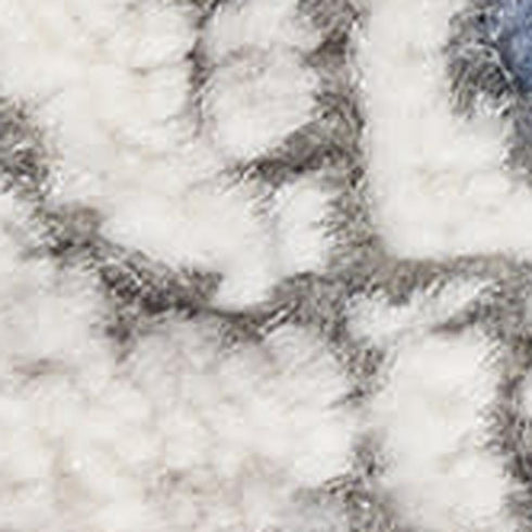 8' X 10' Blue And Gray Medallion Area Rug