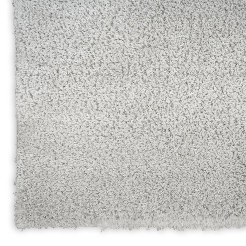 8' X 10' Silver Shag Area Rug