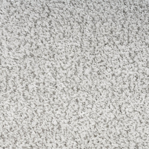 8' X 10' Silver Shag Area Rug