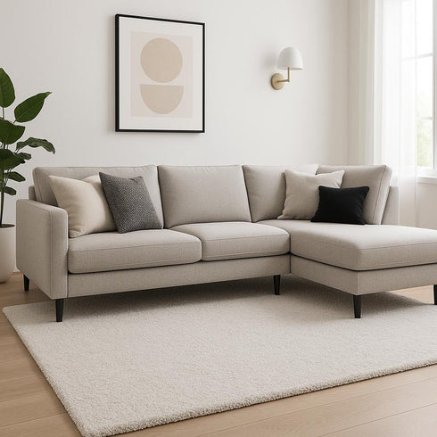 8' X 10' Silver Shag Area Rug