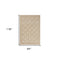 8' X 10' Beige Geometric Area Rug