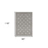 8' X 10' Gray Geometric Area Rug