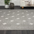 8' X 10' Gray Geometric Area Rug