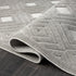 8' X 10' Gray Geometric Area Rug