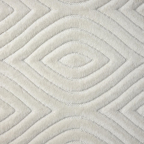8' X 10' Ivory Trellis Area Rug