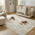 8' X 10' Ivory Trellis Area Rug