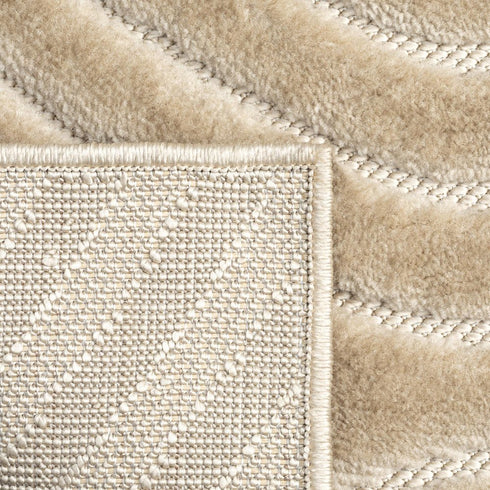 8' X 10' Beige Trellis Area Rug