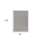 8' X 10' Gray Trellis Area Rug
