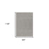 8' X 10' Gray Trellis Area Rug