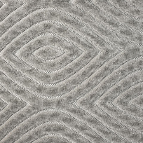 8' X 10' Gray Trellis Area Rug