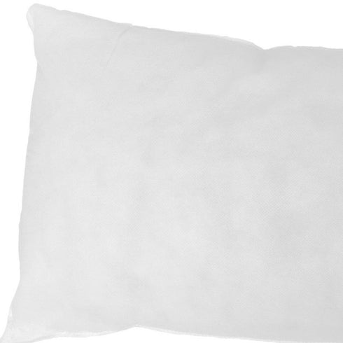14" X 20" White Lumbar Throw Pillow Insert
