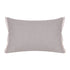 Natural and Ivory Throw Pillow with Embroidery