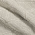 20" Beige and Ivory Throw Pillow with Embroidery and Fringe