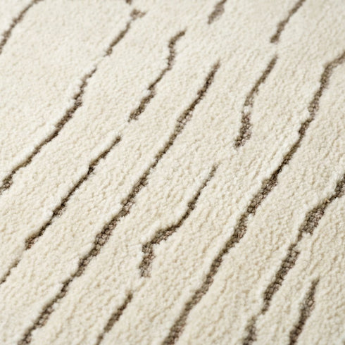 8' X 11' Beige and Gray Abstract Power Loom Distressed Area Rug