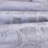 20" X 20" Silver Striped Polyester Zippered Pillow With Beads