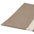 24" Taupe And Dark Gray Cotton Striped Throw Pillow