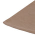 24" Brown Cotton Throw Pillow With Buttons