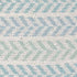 Set of Two 18" X 18" Blue Beach Chevron Cotton Zippered Pillow