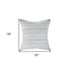 Set of Two 18" X 18" Blue Beach Chevron Cotton Zippered Pillow