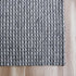 5' X 8' Gray Wool Striped Hand Woven Area Rug