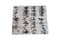 50" X 60" Brown And White Rabbit Fur Plush Throw Blanket