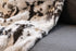 50" X 60" Brown And White Rabbit Fur Plush Throw Blanket
