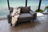 50" X 60" Brown And White Rabbit Fur Plush Throw Blanket
