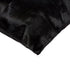 Set of Two 18" Black Cowhide Throw Pillows