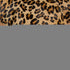 Set of Two 18" Brown and Black Leopard Cowhide Throw Pillows