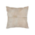 Set of Two 18" Natural Cowhide Throw Pillows