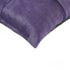 Set of Two 18" Purple Cowhide Throw Pillows