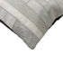 Set of Two 12" X 20" Gray Patchwork Cowhide Lumbar Throw Pillows