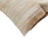 Set of Two 18" Natural Patchwork Cowhide Throw Pillows