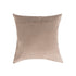 Set of Two 18" Natural and Gold Striped Cowhide Throw Pillows with Glitter
