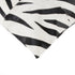 Set of Two 18" White and Black Zebra Cowhide Throw Pillows