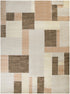 8' X 10' Beige Brown And Tan Geometric Area Rug