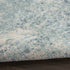 7' X 9' Blue And Ivory Abstract Washable Area Rug