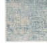 7' X 9' Blue And Ivory Abstract Washable Area Rug