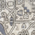8' X 10' Blue and Ivory Medallion Power Loom Distressed Area Rug