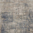 9' X 12' Beige and Blue Abstract Power Loom Distressed Area Rug