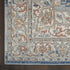 8' X 10' Blue And Ivory Medallion Distressed Area Rug