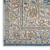 8' X 10' Blue And Ivory Medallion Distressed Area Rug