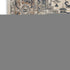 6' Gray And Ivory Medallion Distressed Runner Rug