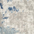 8' Gray and Ivory Square Abstract Power Loom Area Rug