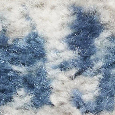 8' Gray and Ivory Square Abstract Power Loom Area Rug